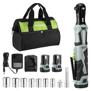 Chave de catraca elétrica sem fio WORKPRO 3/8 12V 40Nm com Acc