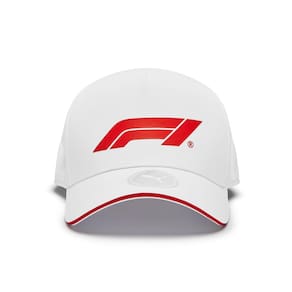 Chapéu de beisebol PUMA Formula 1 branco, tamanho único, serve para a maioria