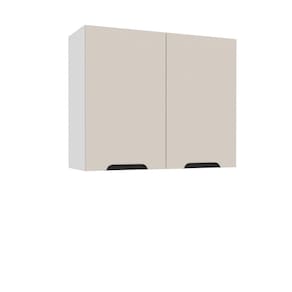 Armário Aéreo 2 Portas 66 X 80 X 30,5 Cm Branco/Creme