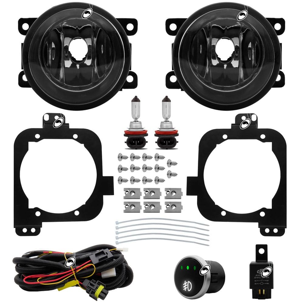 Kit Farol Milha Neblina C3 Aircross 2024 Em Diante Botão Universal Touch