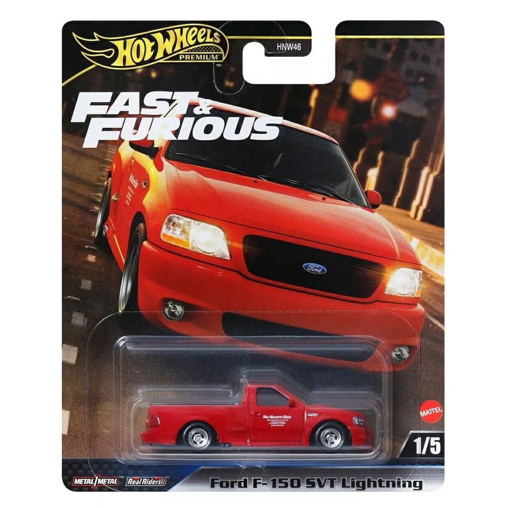 Veículo fundido sob pressão Hot Wheels Fast & Furious Ford F-150 1/64