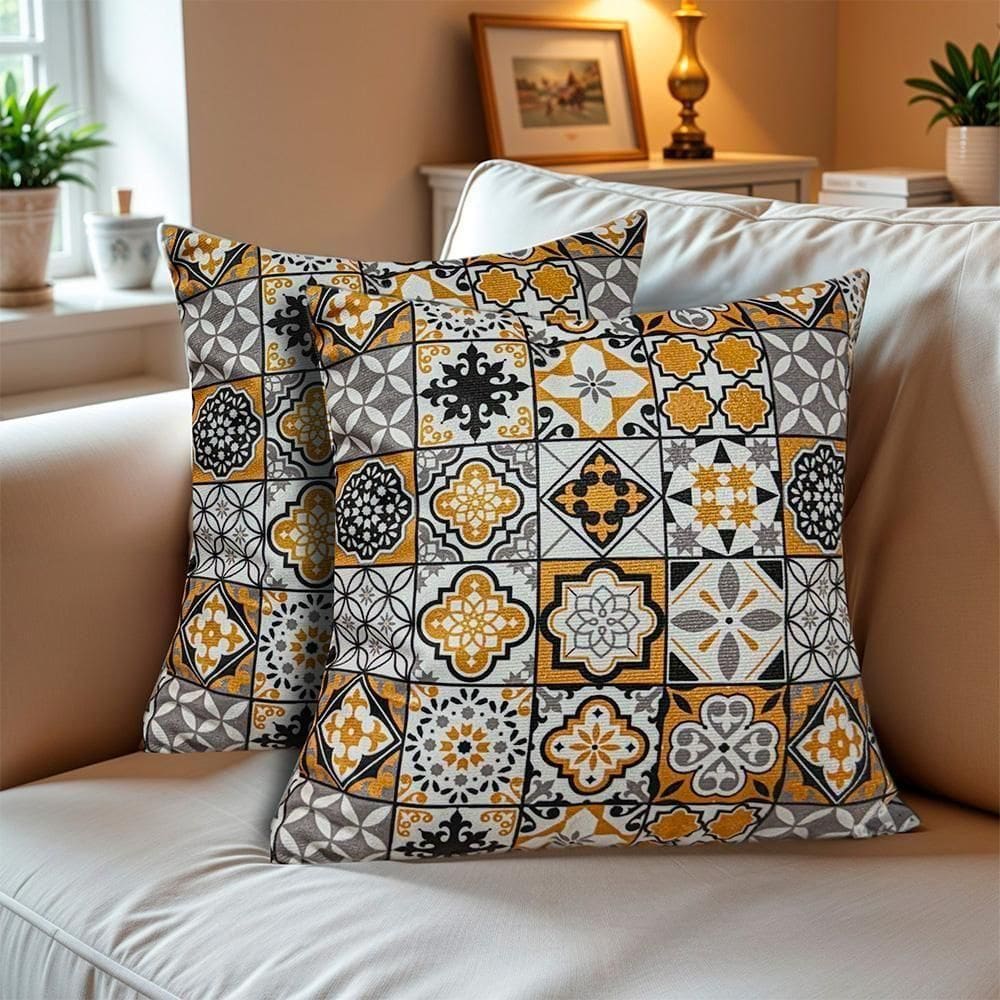 Kit 2 Capas De Almofadas Bagdade 45x45cmCamaInbox