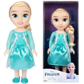 Boneca Elsa Toddler 38cm Articulada Princesas Disney Frozen - Multikids
