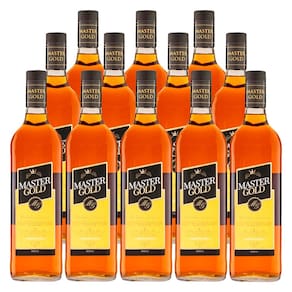 Coquetel Alcoólico de Malt Whisky Master Gold 900ml 12un