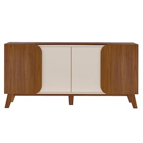 Buffet 4 Portas Sala de Jantar 160 cm 4506 Cedro Off White ARLY