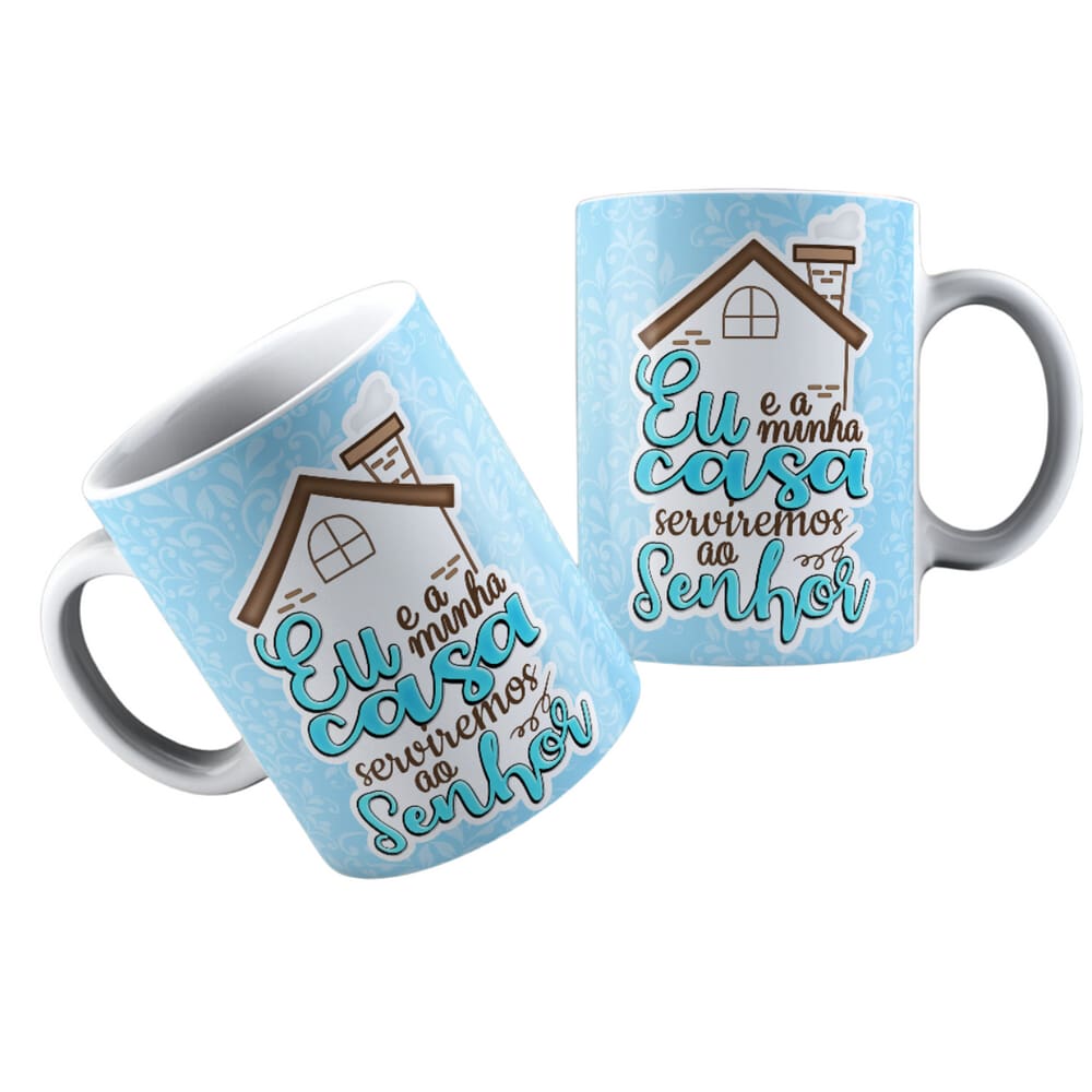 Canecas Evangélicas Cristã Personalizadas Fé e Inspiração em Cada Gole