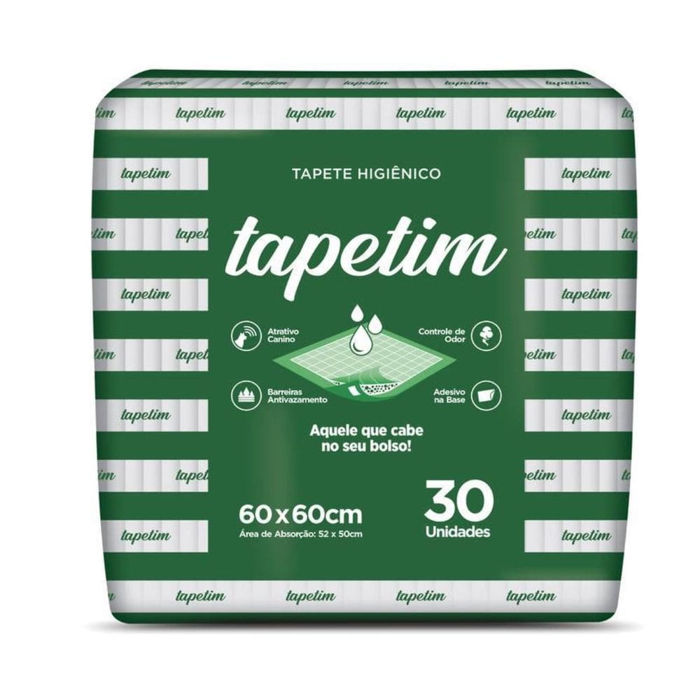 Tapete Higiênico Tapetim 30un Great Pet 60x60 Antivazamentos