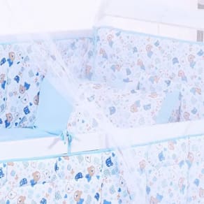 Edredom de Berço Malha 100% Algodão Antialérgico 95x140cm