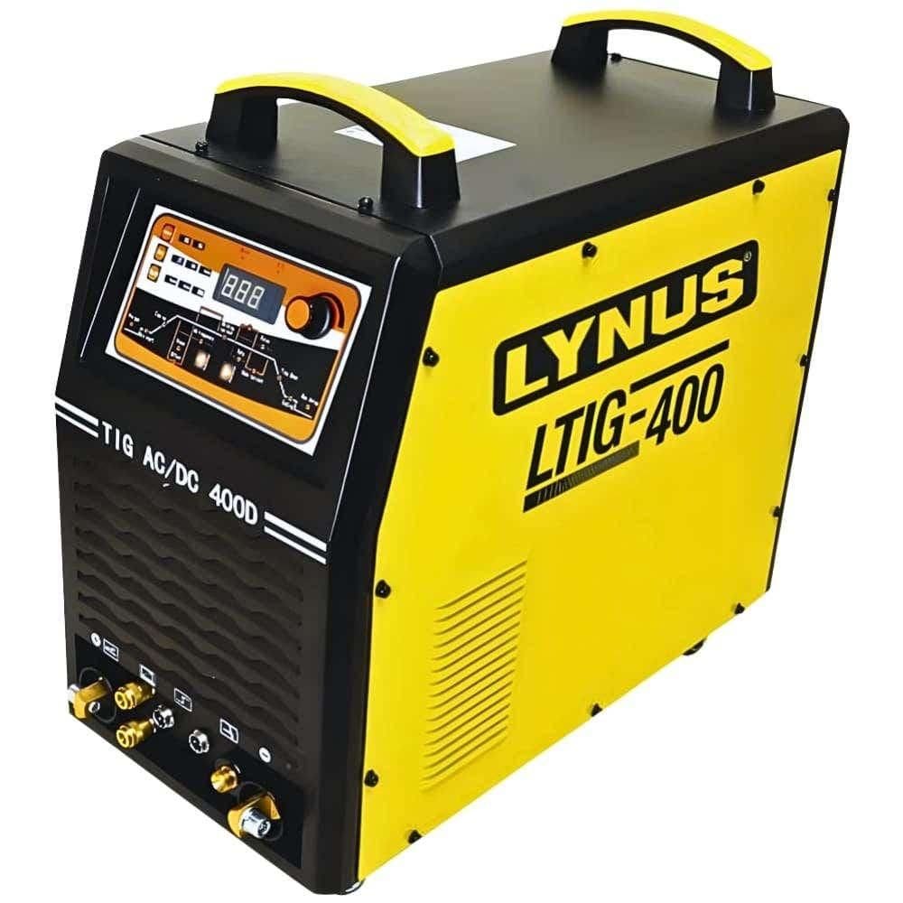 Máquina Solda Inversora TIG 440A Alumínio AC/DC Pulsada Trifásico LTIG-400HP LYNUS