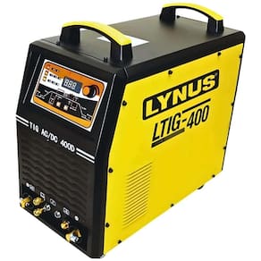 Máquina Solda Inversora TIG 440A Alumínio AC/DC Pulsada Trifásico LTIG-400HP LYNUS