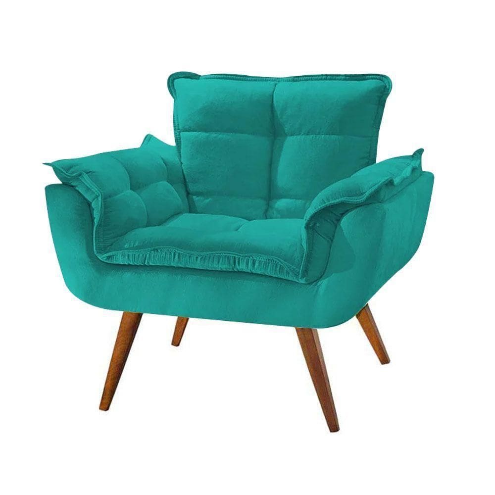 Poltrona Opala Élpis Móveis Azul Tiffany
