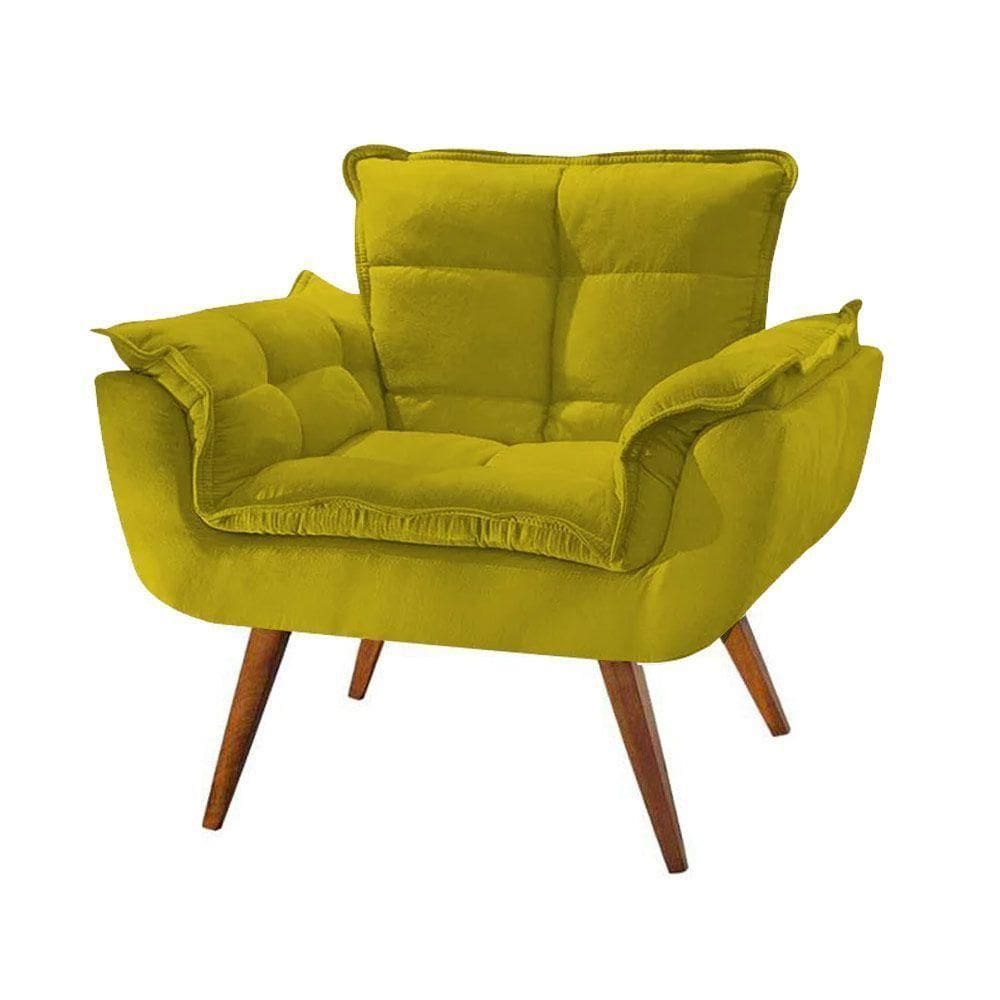 Poltrona Opala Élpis Móveis Amarelo