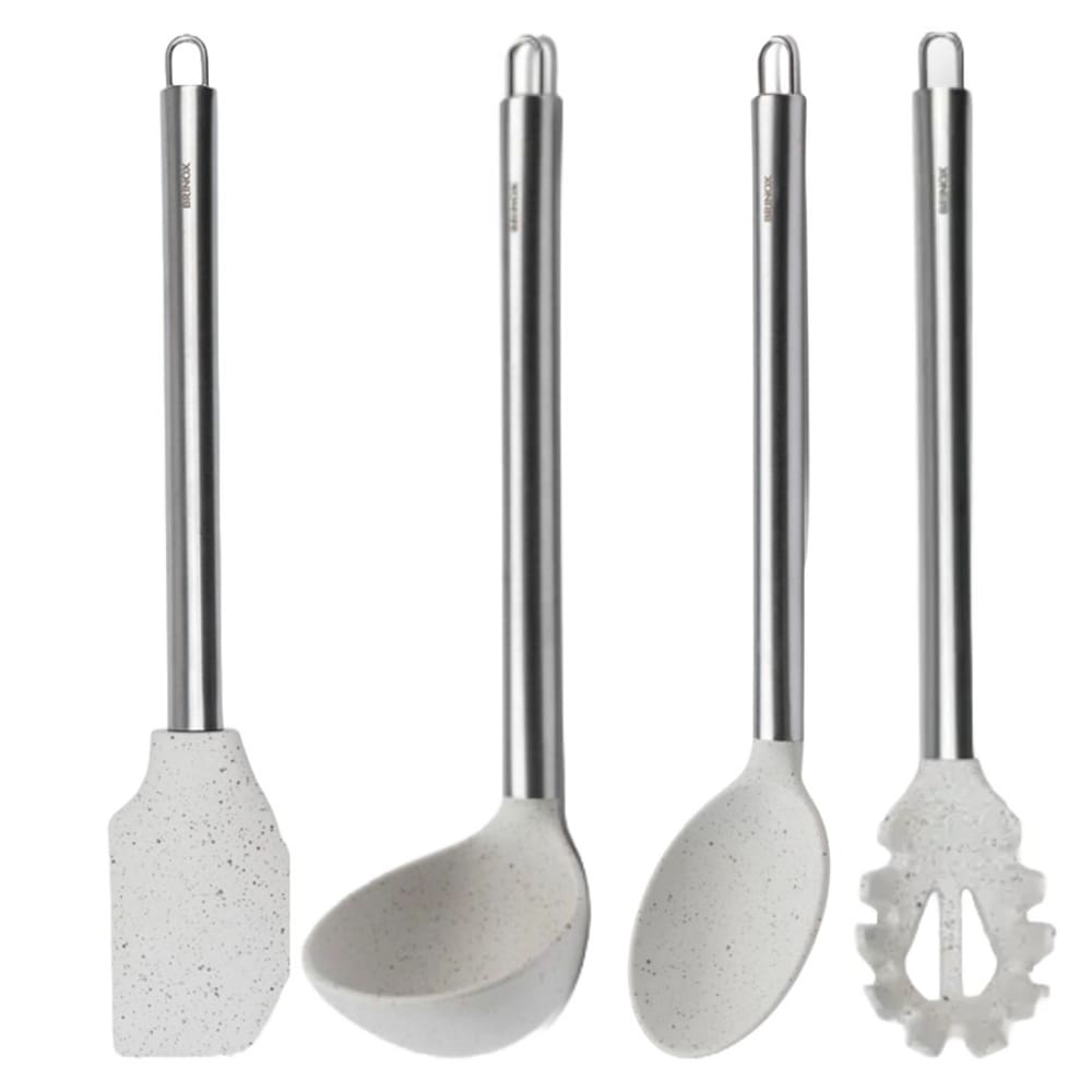 Kit Utensilios 4 Pç DUO Vanilla Brinox