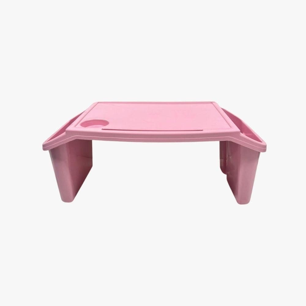 Bandeja Mesa Colo Apoio Comer Refeição Cama Suporte Notebook Rosa