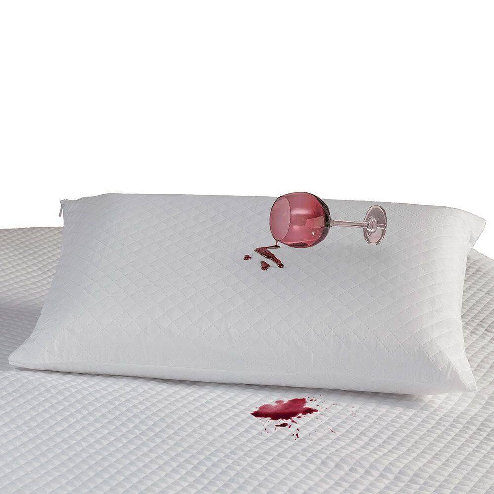 Protetor Para Travesseiro Impermeável 2 Unidades - Branco