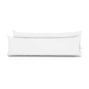 Fronhas Para Travesseiro De Corpo Slim 1,50m X 50cm 2 Unidades - Branco