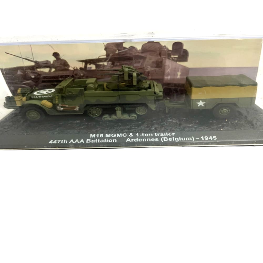 Tanque + Carreta M16 MGMC 1 Trailer 1945