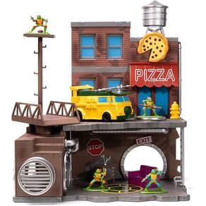 Diorama Tartarugas Ninjas - Turtle Lair - Nano Scenes - Jada Toys