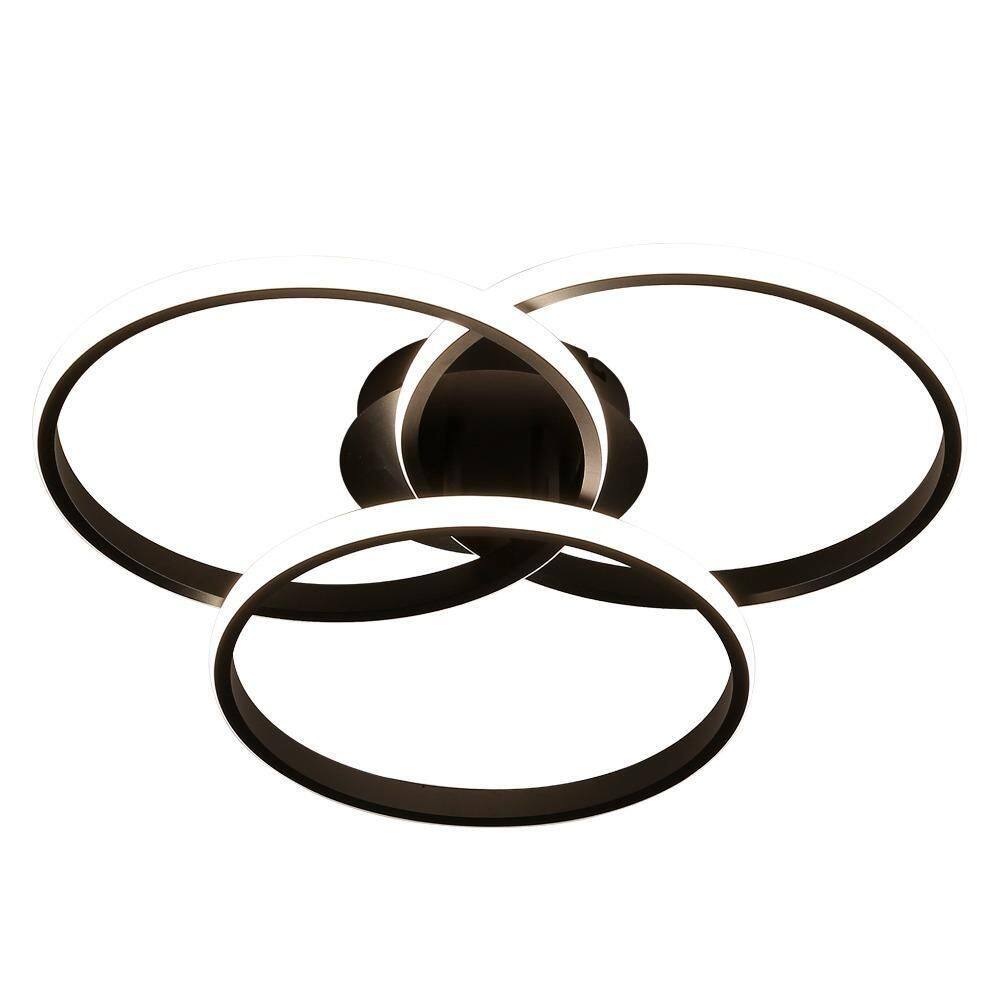 Luminária Selene 002P Preto 45W 3 Em 1