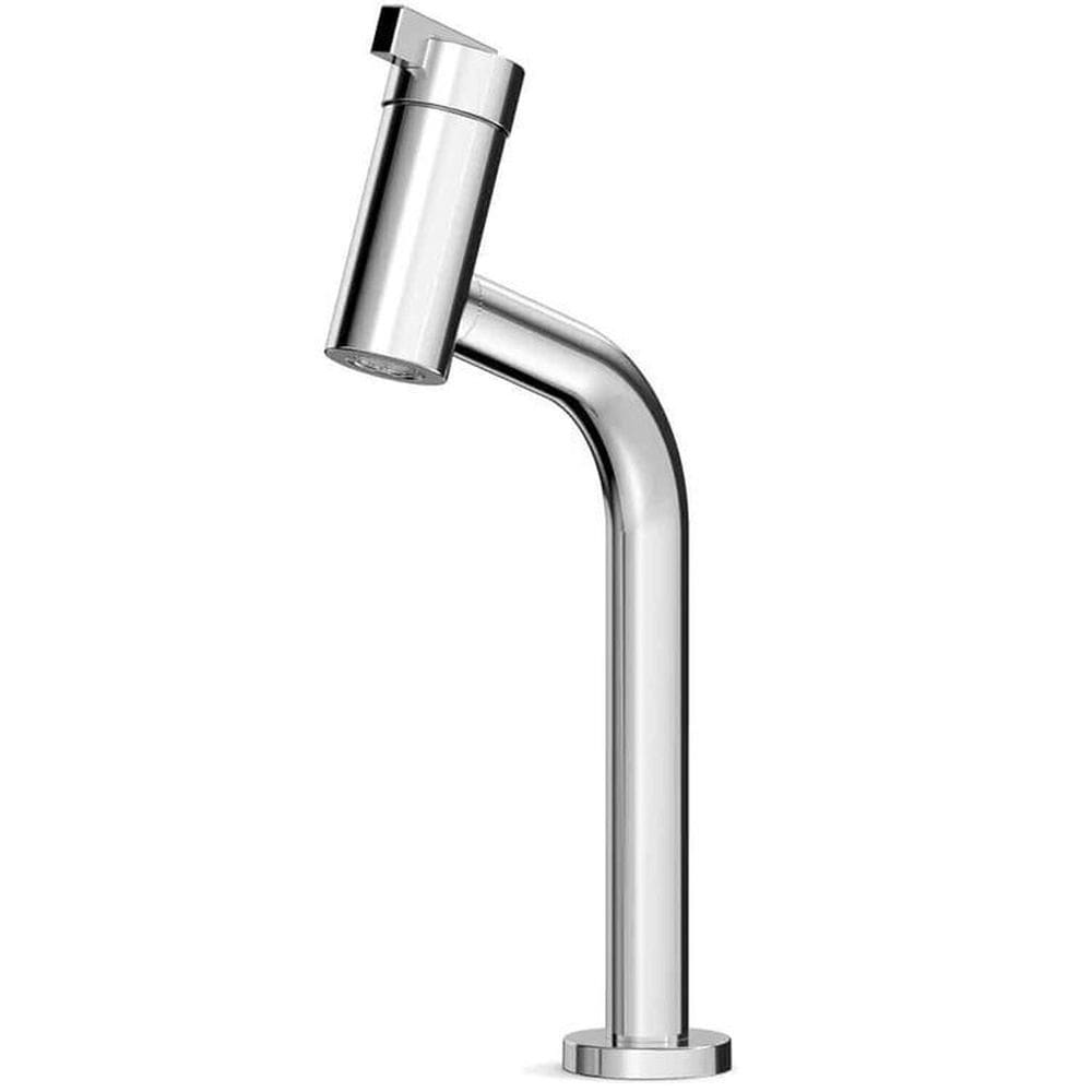 Kit com 3 Monocomando para Lavatório de Mesa de Bica Alta Atlas Cromado