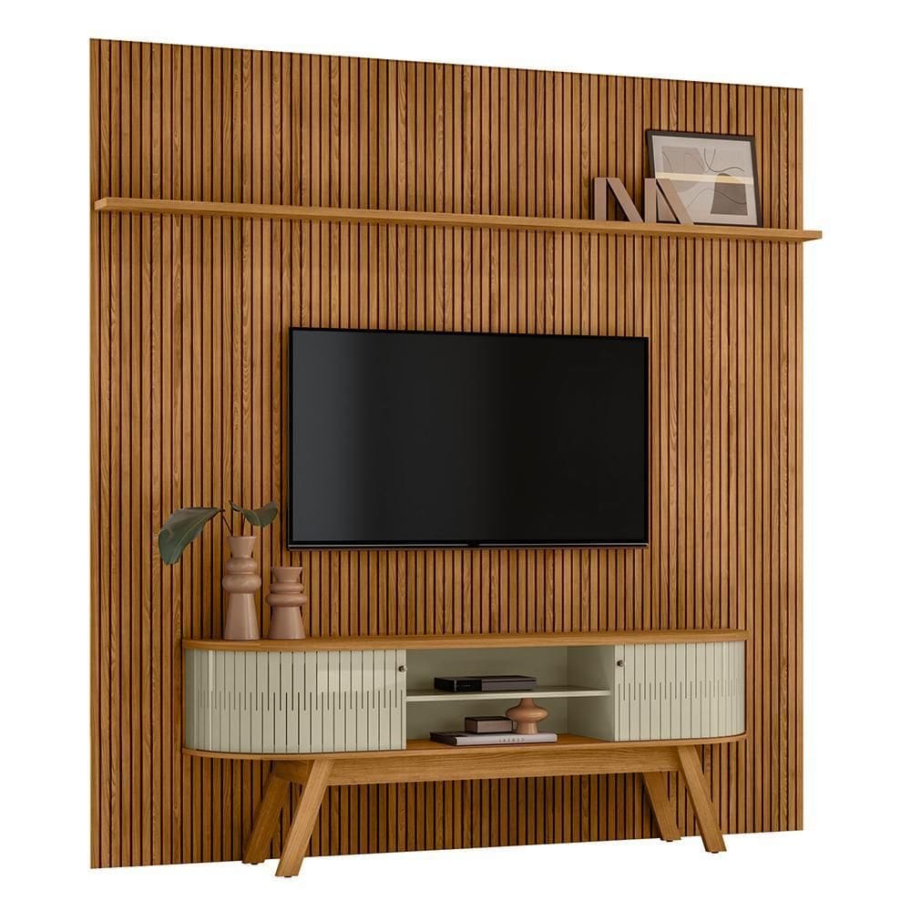 Rack Bancada com Painel New Laguna para TV até 75” - Madetec