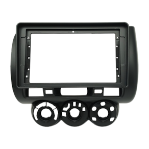 Moldura 9 Pol. Flutuante Honda Fit G01 2004 à 2008 - Grafite - Fiamon