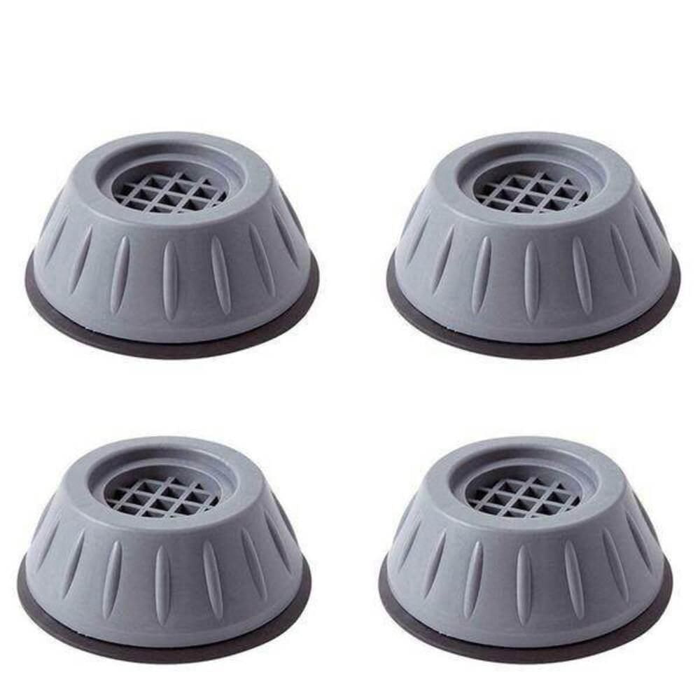 Pes Anti Vibracao Maquina De Lavar Roupa Kit 4 Pezinhos Fogao Geladeira Secadora Nivelador Multiuso