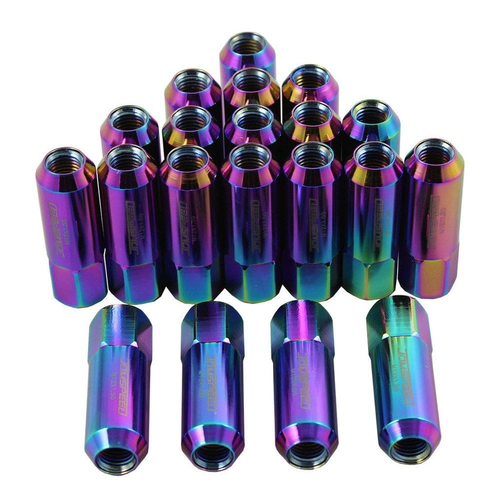 Porcas JDMSPEED Neo Chrome 60 MM de alumínio M12X1.5 20 unidades