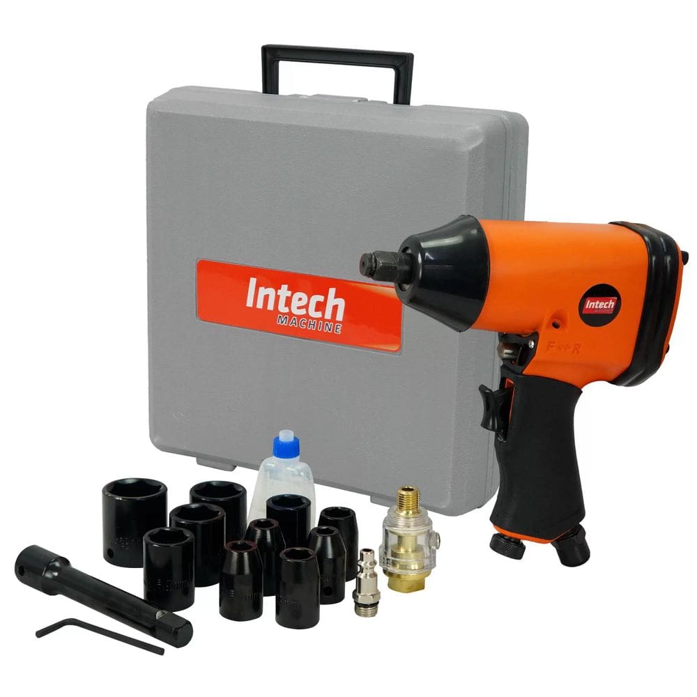 Kit Parafusadeira Chave Impacto Pneumática Pn700 Intech