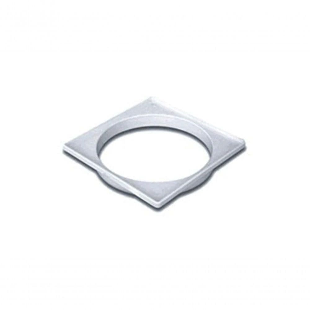 Porta Grelha Quadrado 150mm Prata Tigre