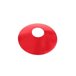 Prato De Marcação Treinamento 4cm Altura 19cm Diâmetro Vermelho
