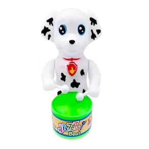 Brinquedo Amiguinho Cachorrinho Baterista Diversão à corda