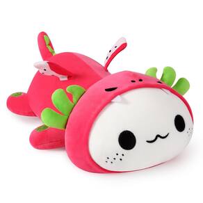 Brinquedo de pelúcia Onsoyours Cute Axolotl Dragon Fruit para crianças de 13 cm
