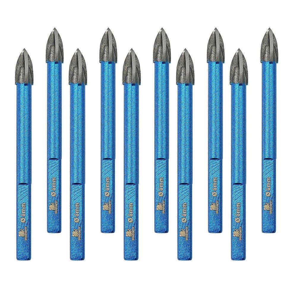 Conjunto de brocas de alvenaria BRSCHNITT Carbide Tips 6 mm 10 unidades