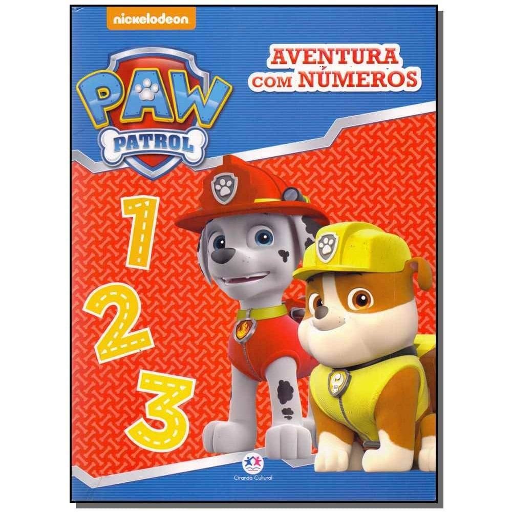 Livro Patrulha Canina Aventura com Números Ciranda Cultural