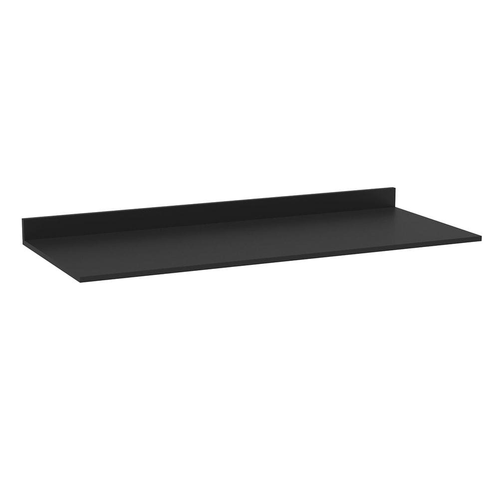 Tampo Para Balcão de Cozinha 118cm MDP Z34 Preto - Mpozenato