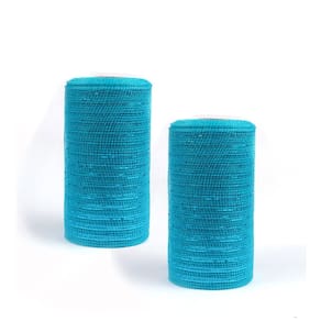 Rolos de fita Deco Mesh YYCRAFT Metallic Polymesh 6 cm 20 m