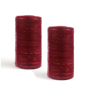Rolos de fita Deco Mesh YYCRAFT Metallic Polymesh 6 cm 20 m