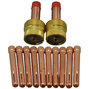 Kit de lentes a gás para tocha de soldagem TIG RIVERWELD 45V116 10N23 1,6 mm