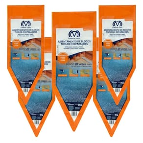 Kit 5 Packs Argamassa Polimérica Cola Blocos E Tijolos 3Kg