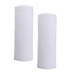 Fita de malha Deco YYCRAFT 10 polegadas x 60 pés (18 m) branca, pacote com 2