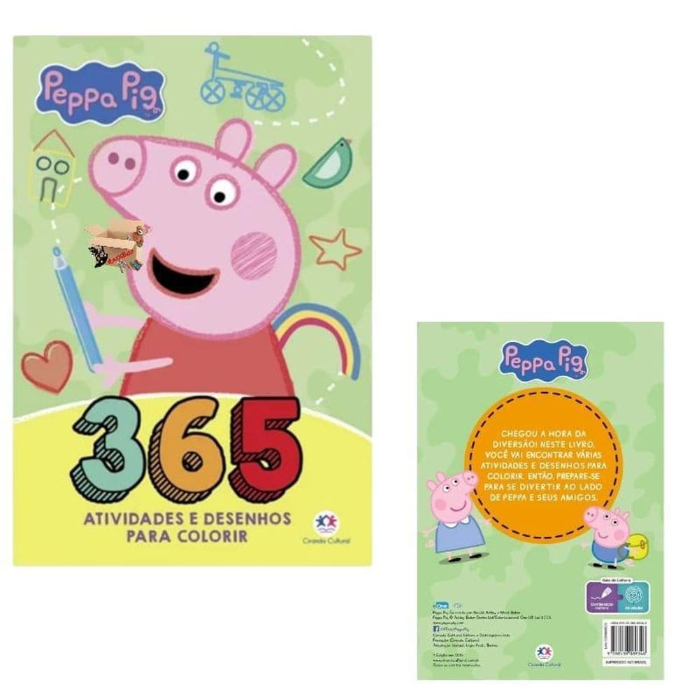 Livro Infantil 365 Atividades E Desenhos Para Colorir