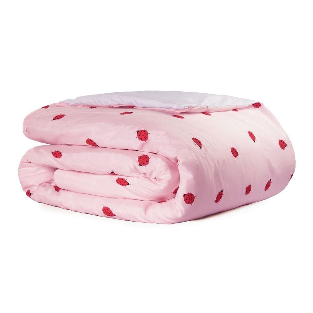 Capa Duvet Para Edredom Solteiro Essencialle Com Ziper 1 Peça - Joaninha