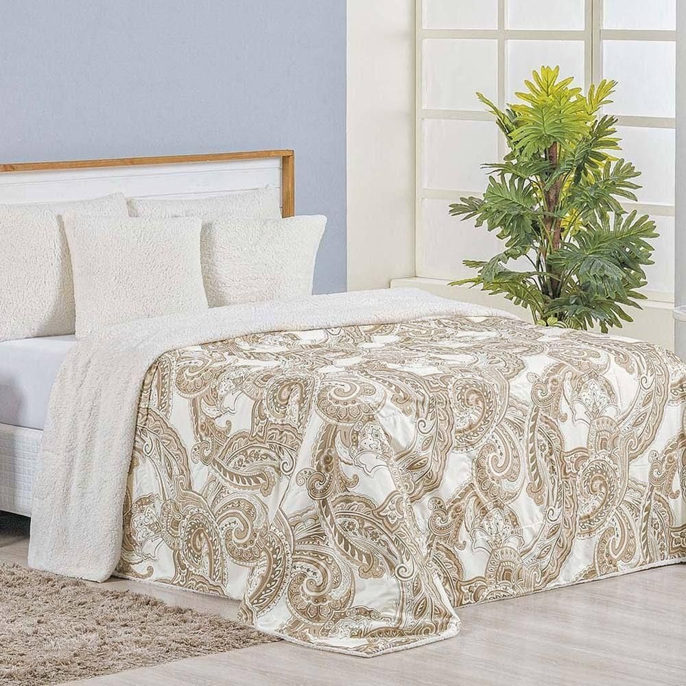 Cobertor King Top Line Estampado Hipercal-sherpa 1 Peça - Malaga