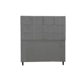 Cabeceira Solteiro 94 Cm New Hylux Chumbo Para Cama Box Estofada -