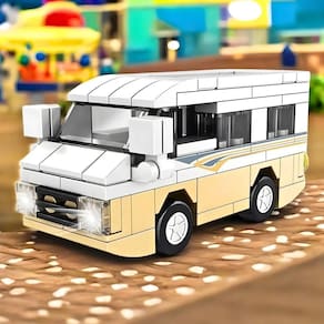 Brinquedo Blocos De Construção Carro Comercial