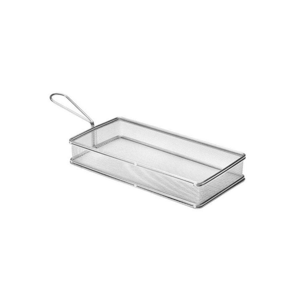 Cesto Para Fritura Porções Batata Salgado Inox Top Pratic
