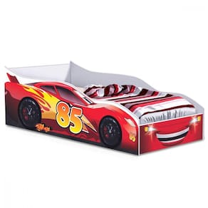 Cama Infantil Carro Em MDP-MDF Gabrielli Móveis Red