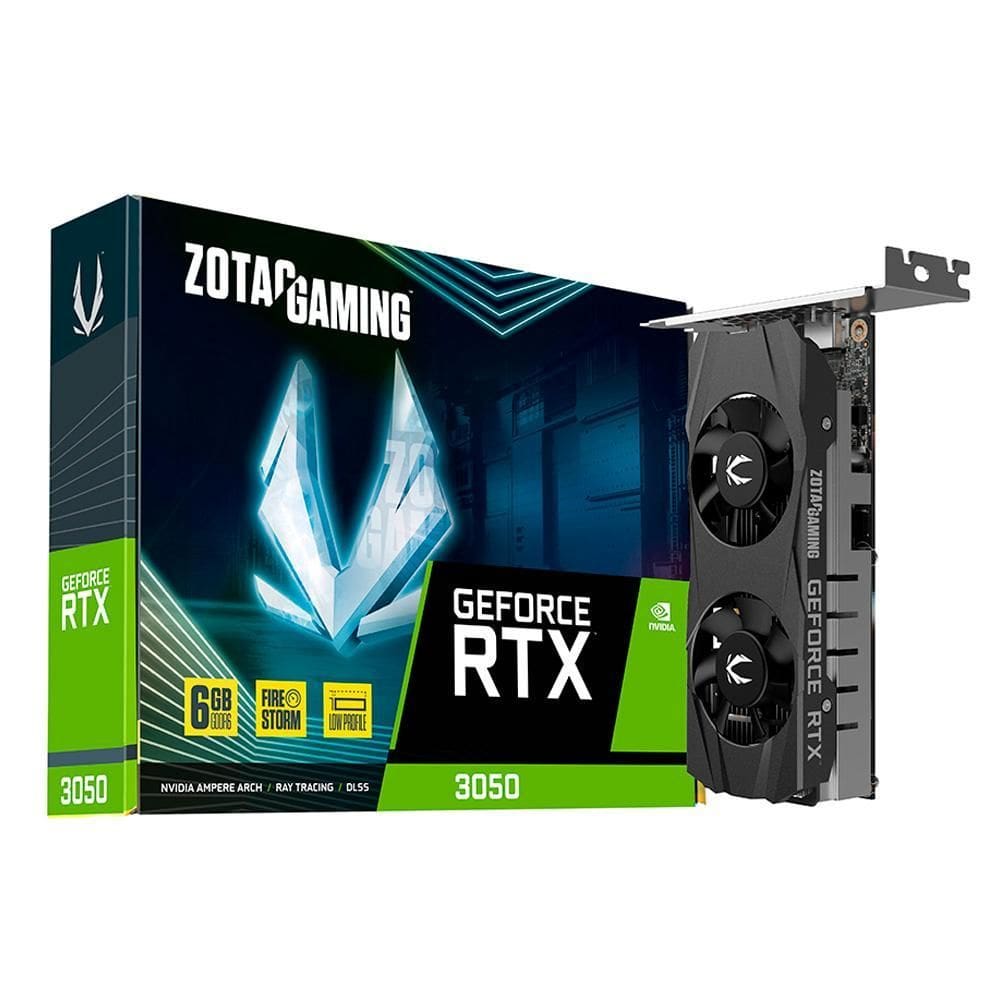 Placa De Vídeo Zotac Geforce Rtx3050 6Gb Nvidia Gddr6 96Bits