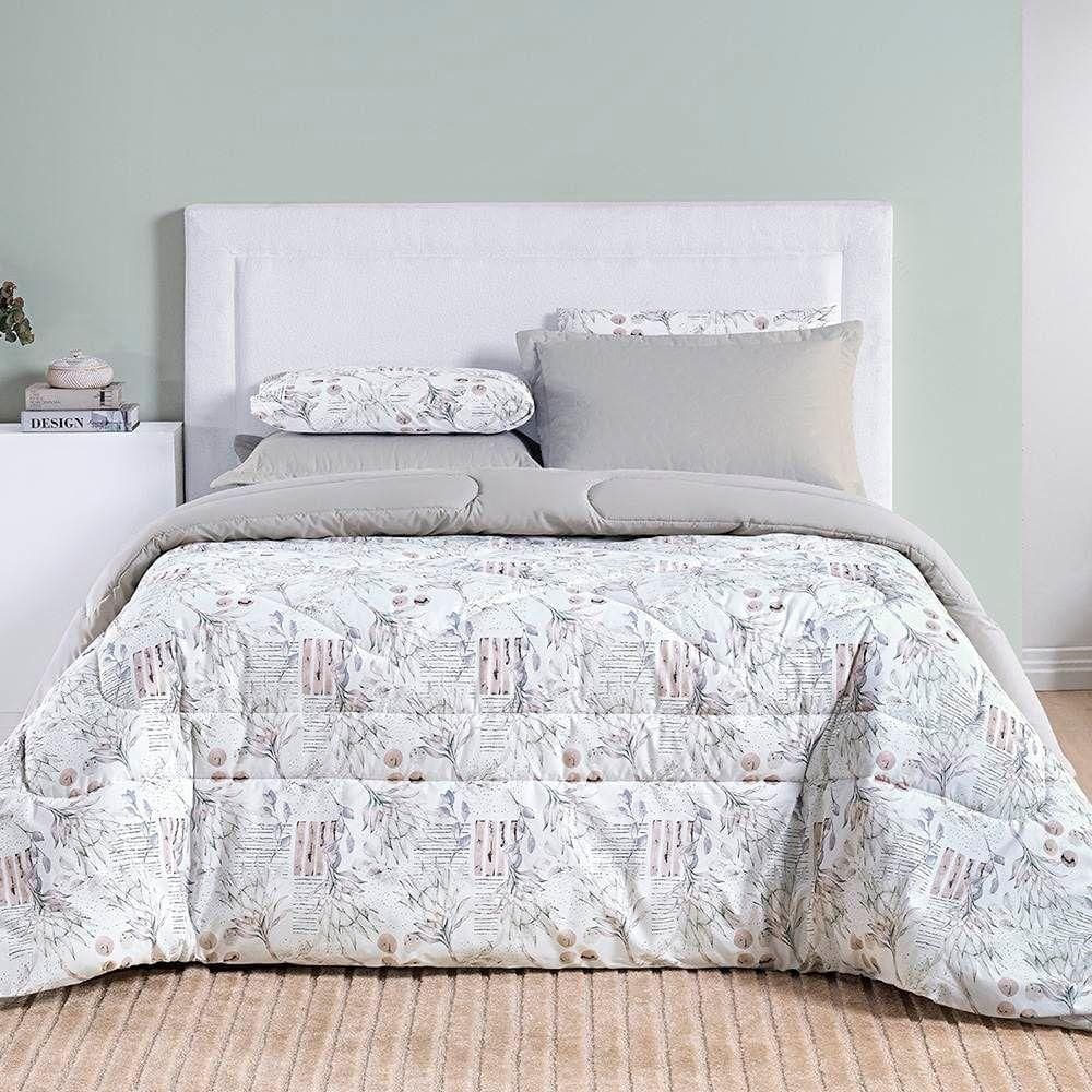 Edredom Queen Cotton Select Dupla Face 200 Fios 1 Peça - Protea